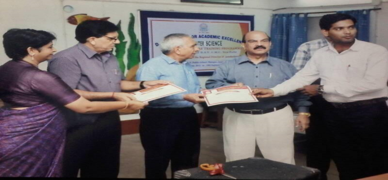 Shri Mahesh Chopra ,Secretary . Shri J. P. Soor, Director PS-1, DAV CMC,New Delhi